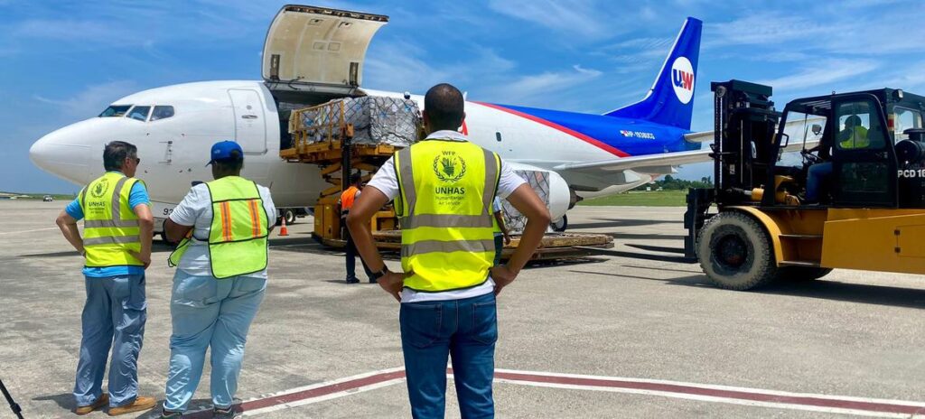 Humanitarni let ZN na Haiti odpeljal življenjsko pomembne medicinske zaloge