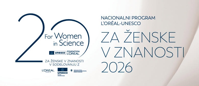 20. slavnostna podelitev priznanj nacionalnega programa L’Oréal-UNESCO »Za ženske v znanosti«