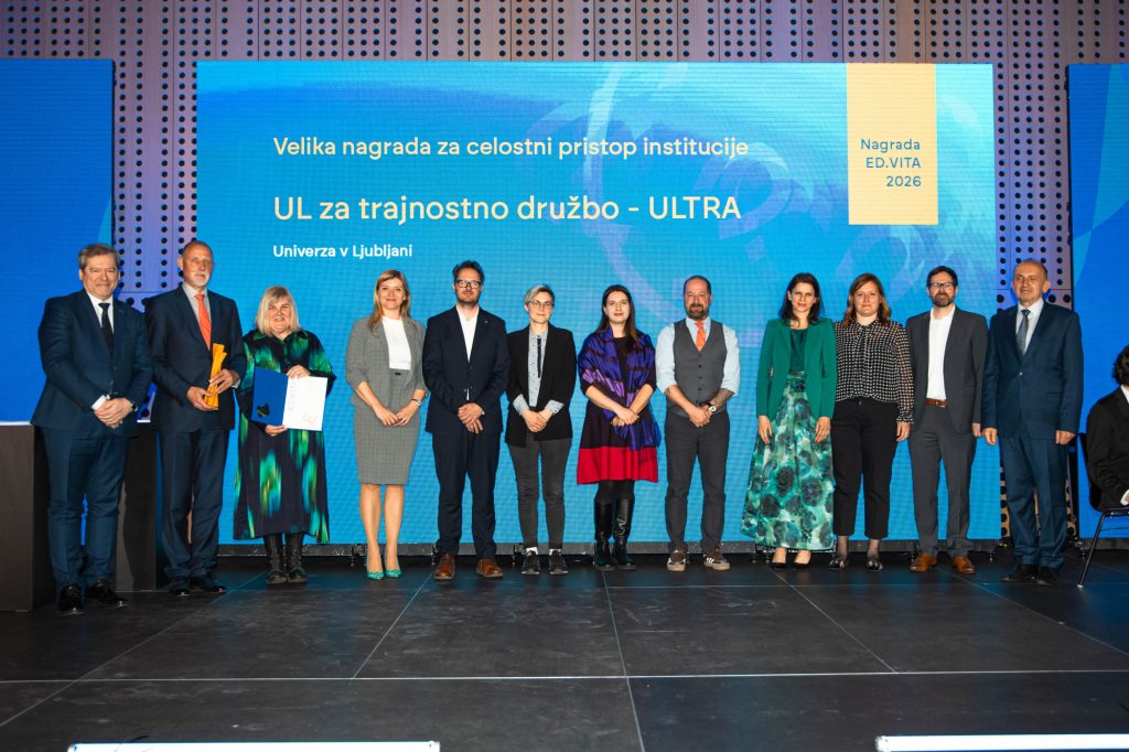 Prve nagrade ED.VITA za dosežke na področju trajnostnosti v visokem šolstvu